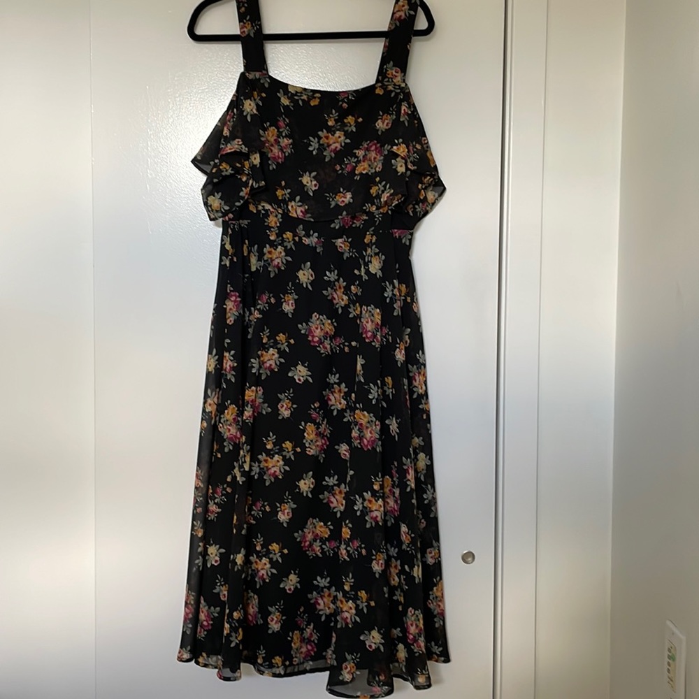 ASOS Maternity Bardot floral dress NWT